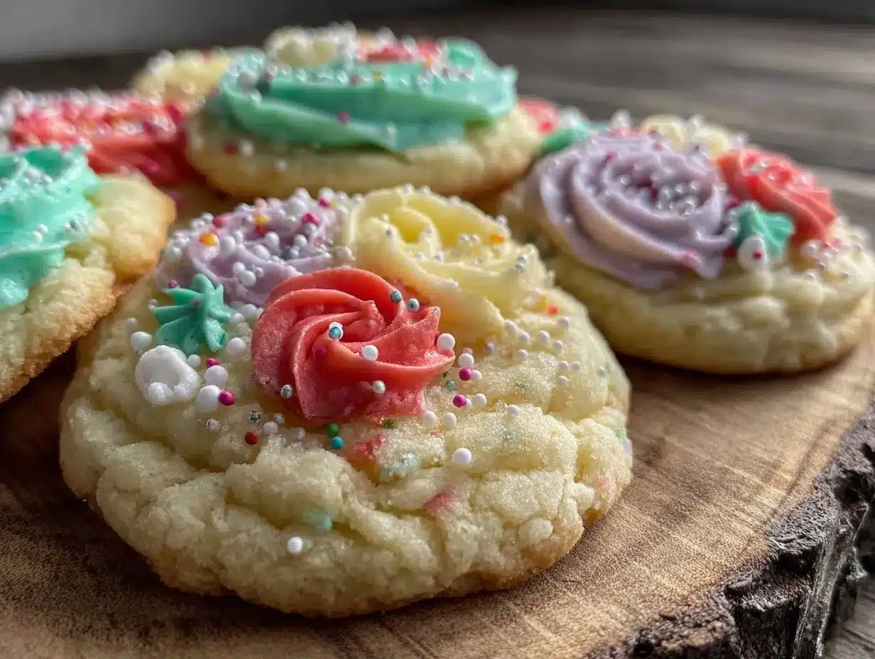 soft spring sugar cookies preparation steps