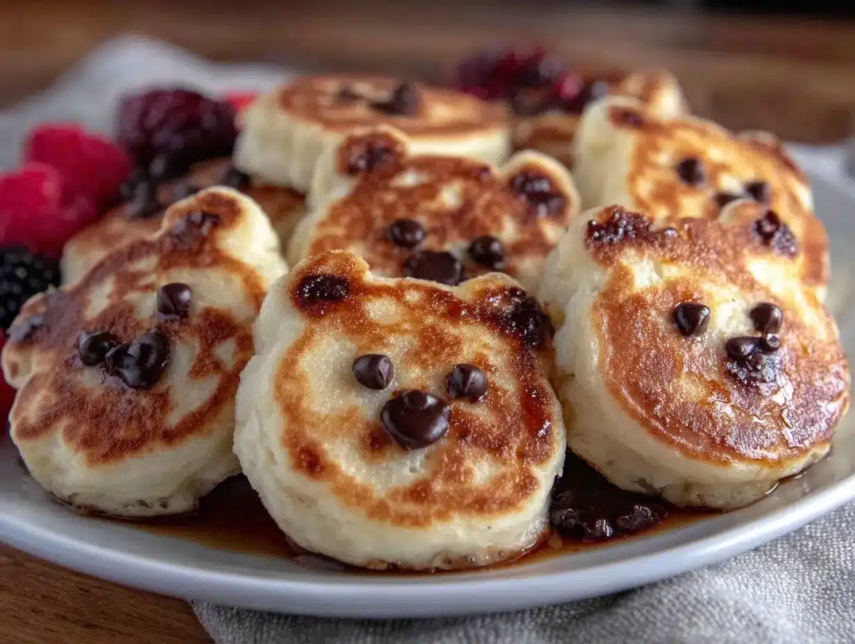 Teddy Bear Pancakes preparation steps
