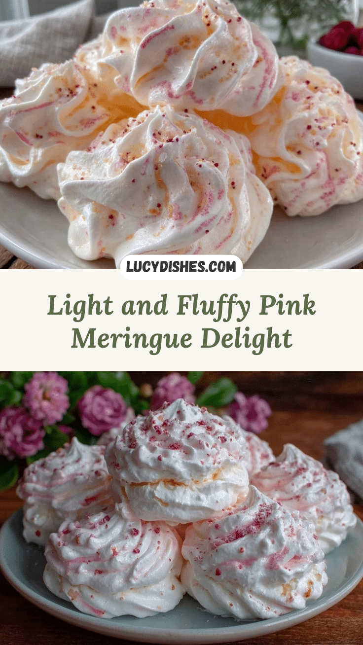 tender pink meringue delight recipe recipe