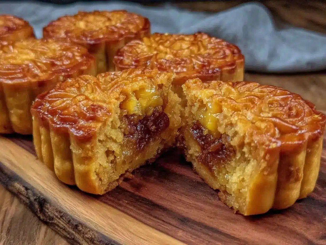 traditional mooncakes recipe preparation steps