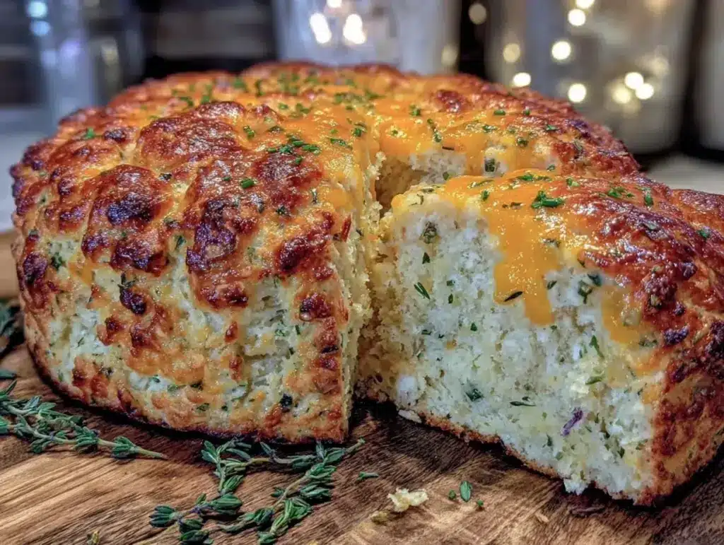 cheddar herb irish soda bread - featured image