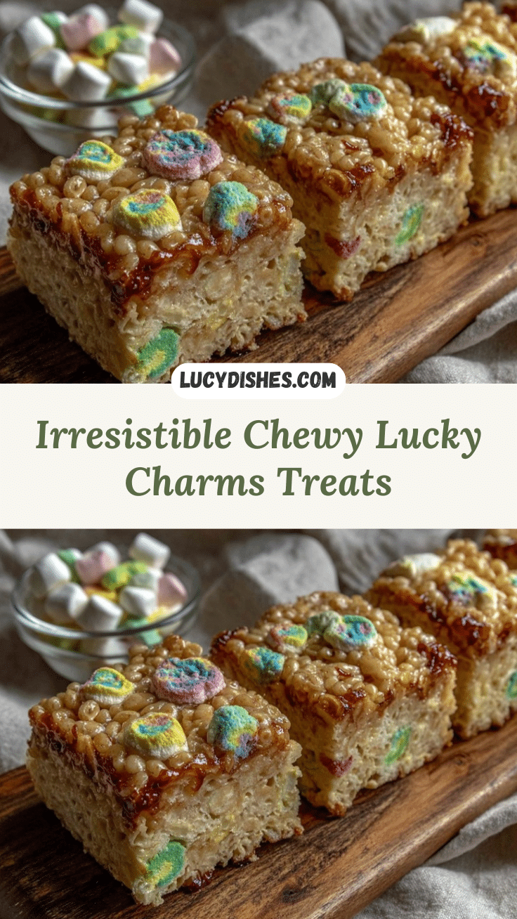 chewy lucky charms rice crispy treats recipe