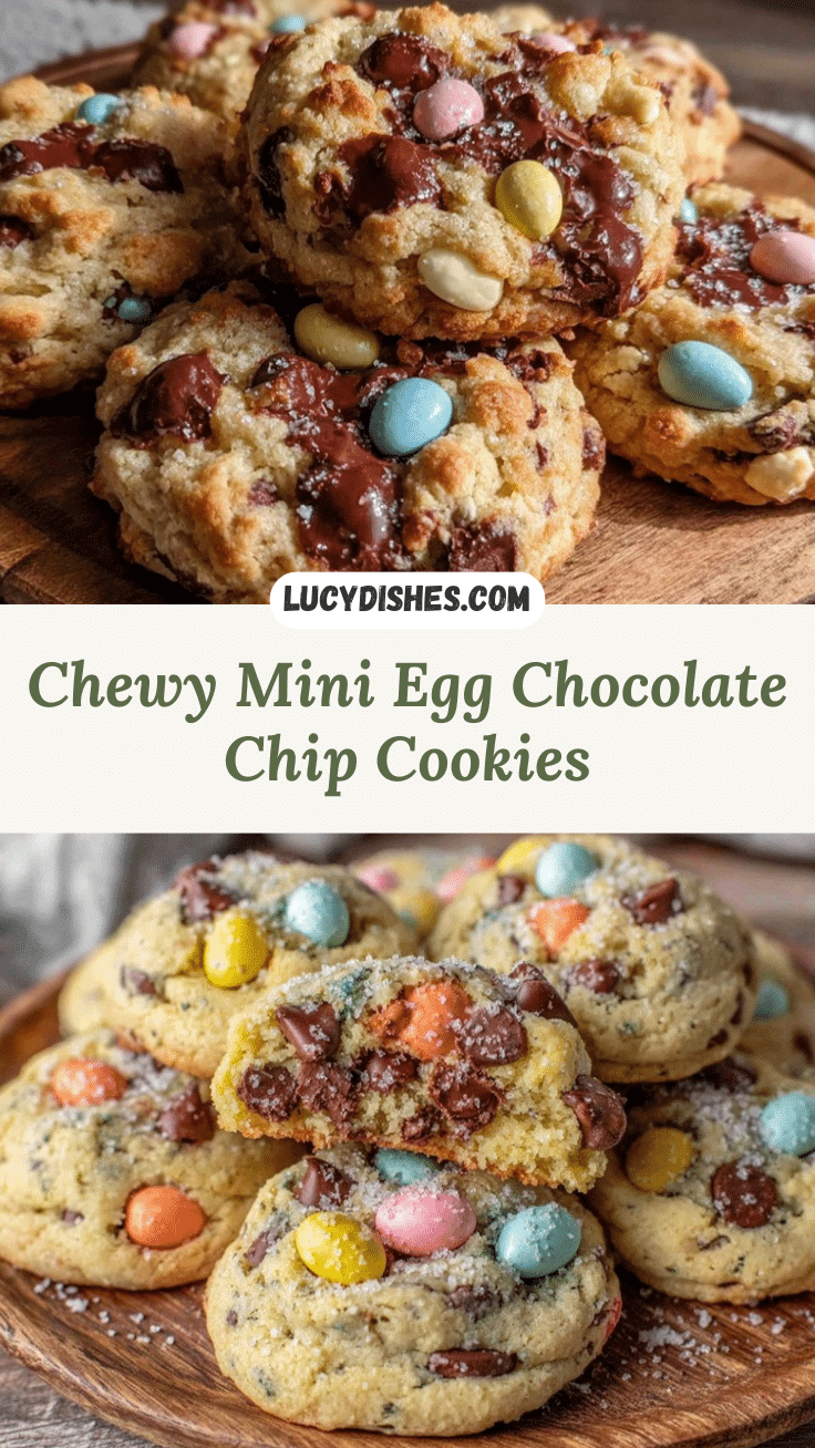 chewy mini egg chocolate chip cookies recipe