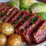 classic tender corned beef and cabbage recipe - featured image
