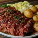 cozy corned beef cabbage and potatoes recipe - featured image