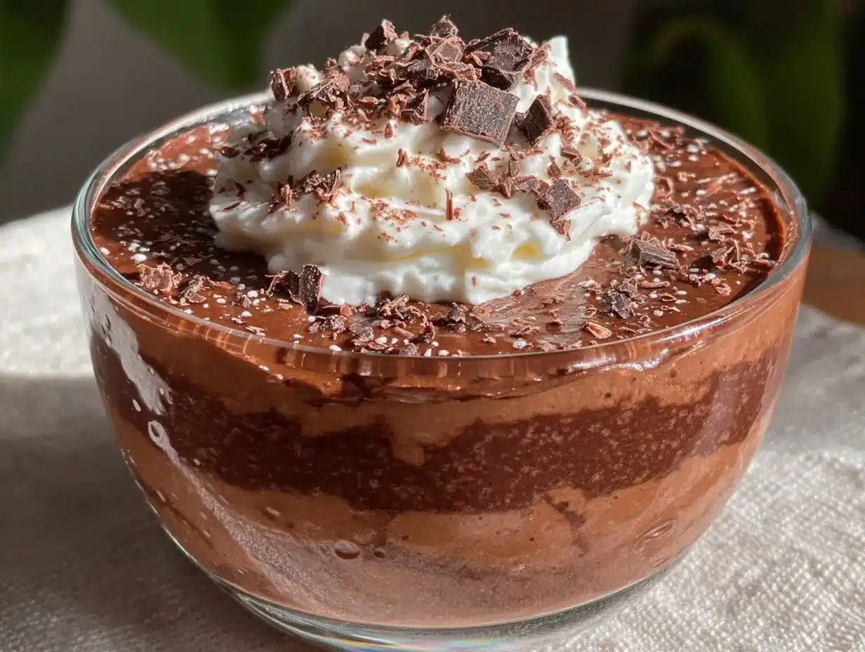 creamy baileys chocolate mousse preparation steps