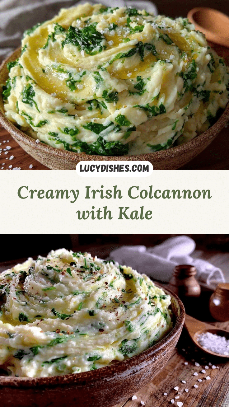 creamy colcannon Irish mashed potatoes with kale recipe