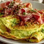 creamy green eggs and ham recipe - featured image
