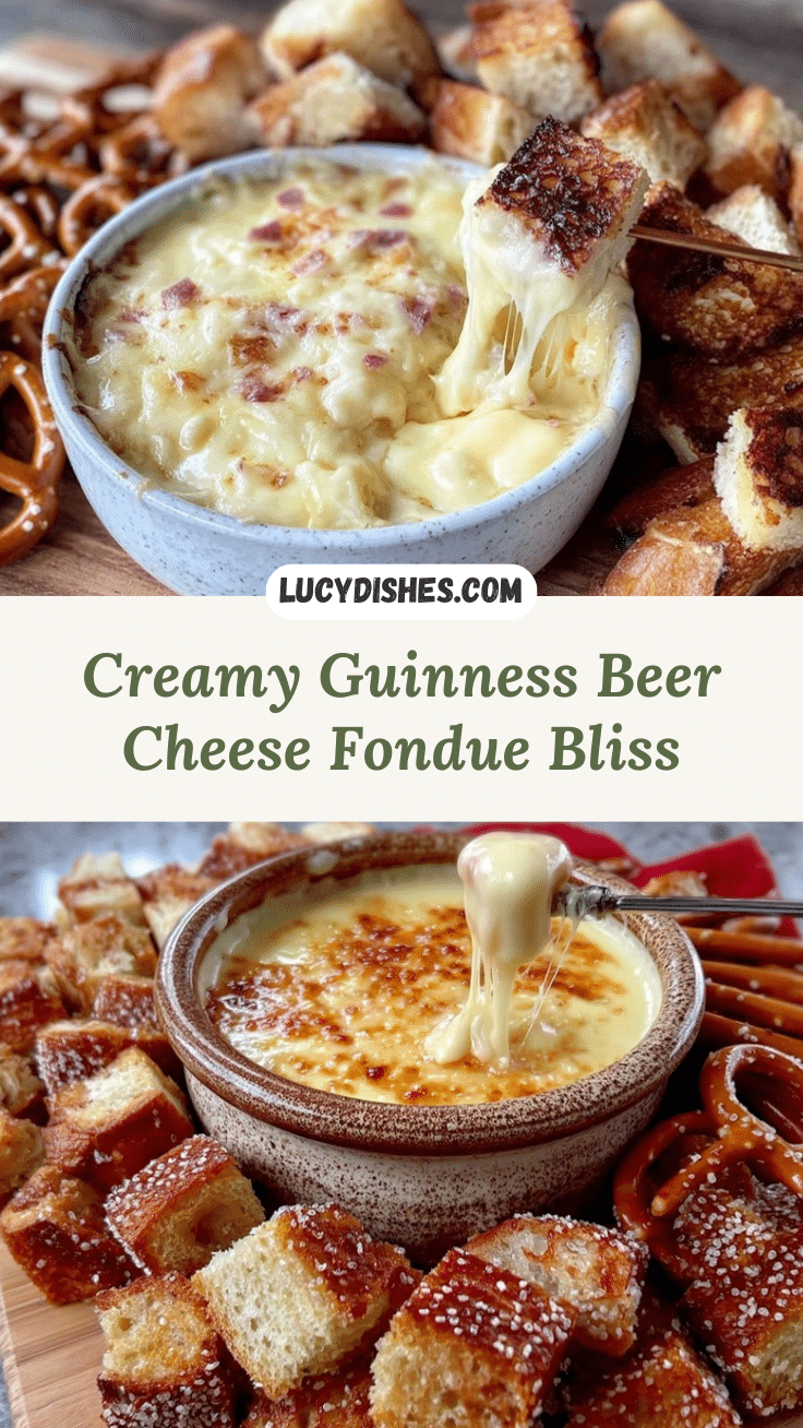 creamy guinness beer cheese fondue recipe