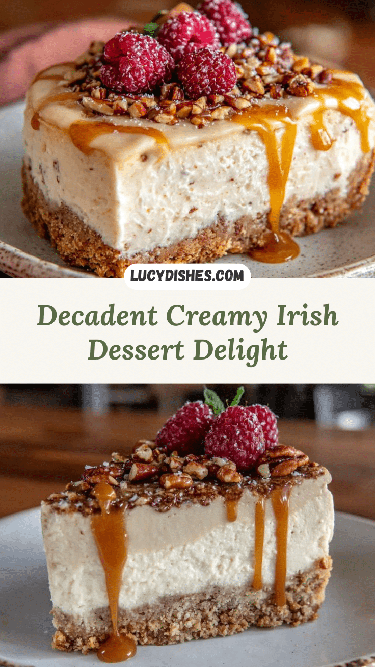 Creamy Irish Cream Cheesecake recipe