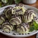Creamy Shamrock Mint Oreo Truffles - featured image