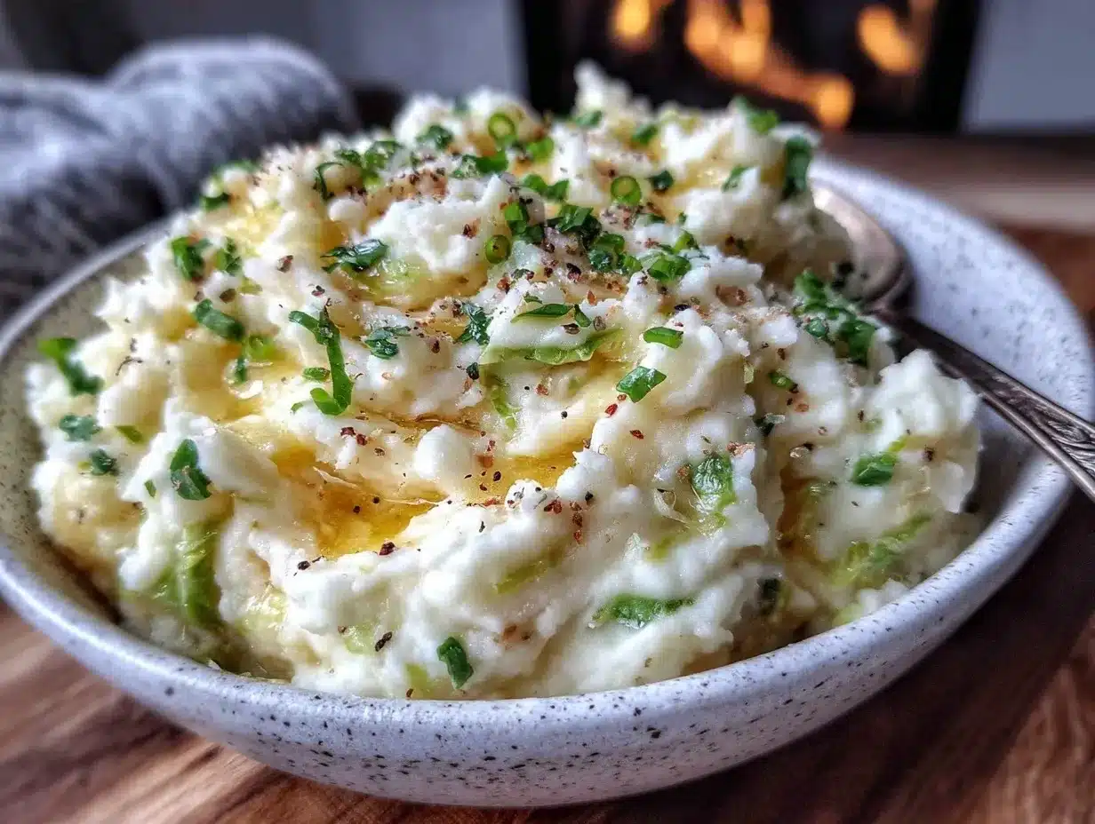 creamy traditional Irish colcannon recipe preparation steps