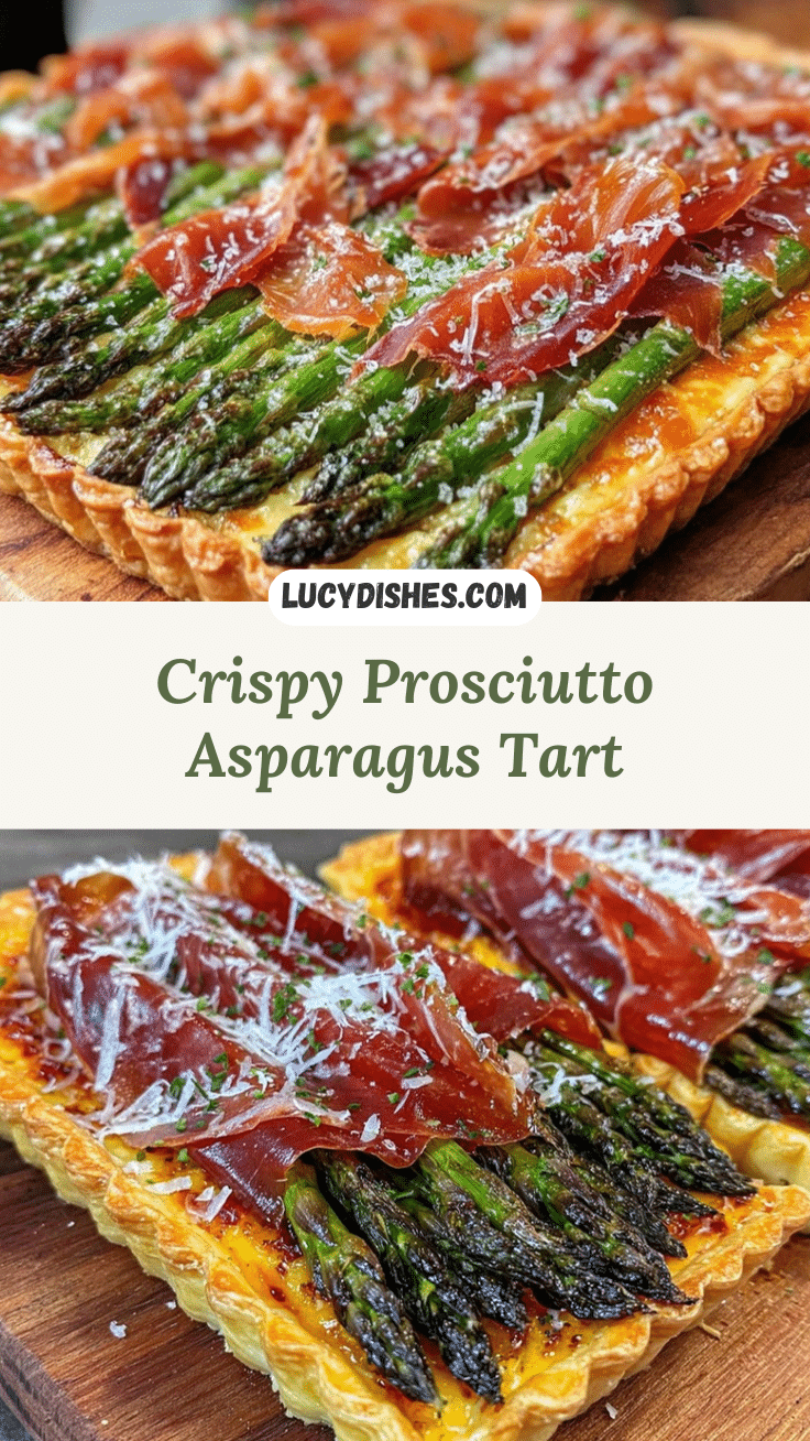 crispy asparagus and prosciutto tart recipe