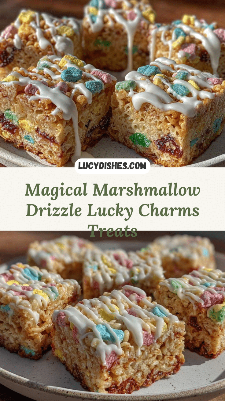 crispy lucky charms rice krispie treats recipe