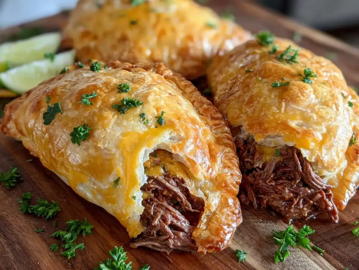 crispy mini Irish beef hand pies preparation steps