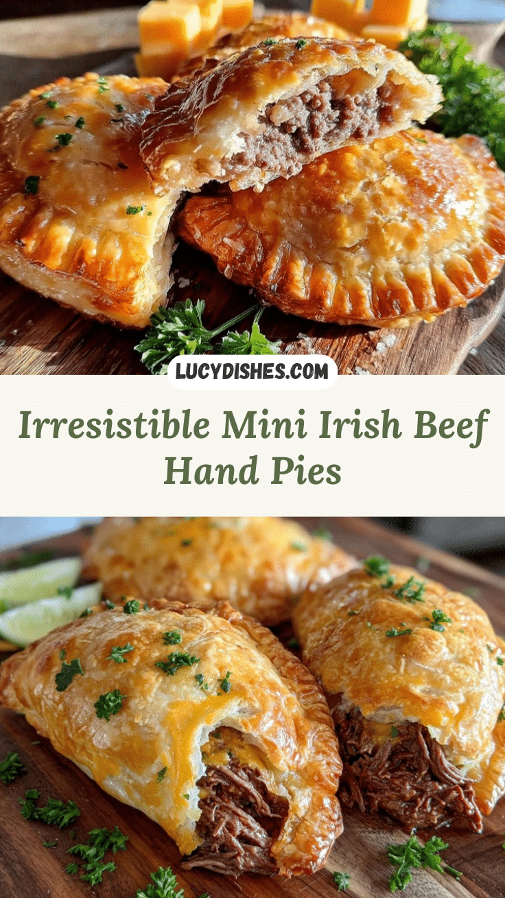 crispy mini Irish beef hand pies recipe