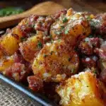 crispy sheet pan corned beef hash - featured image