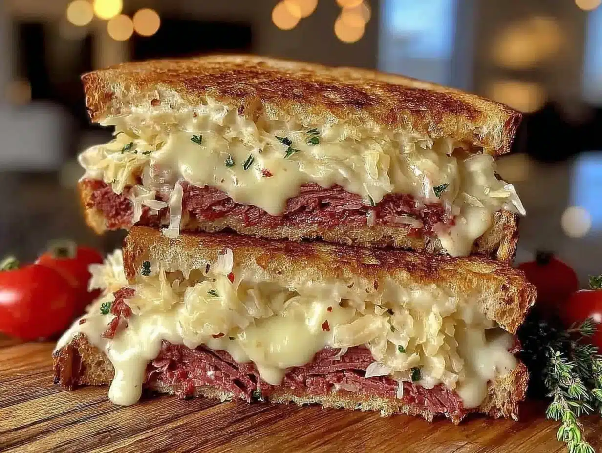 crispy ultimate Reuben sandwich recipe preparation steps