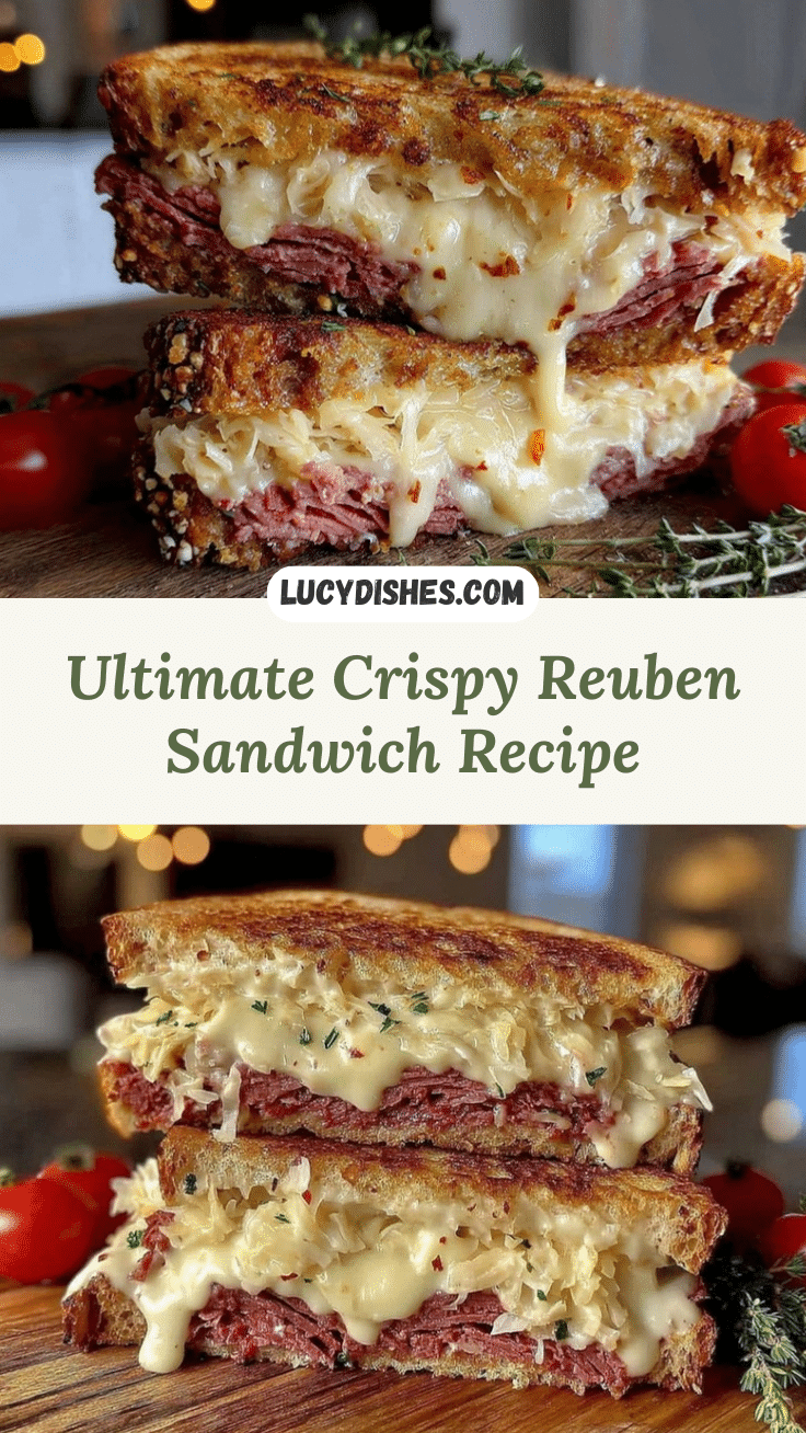 crispy ultimate Reuben sandwich recipe recipe
