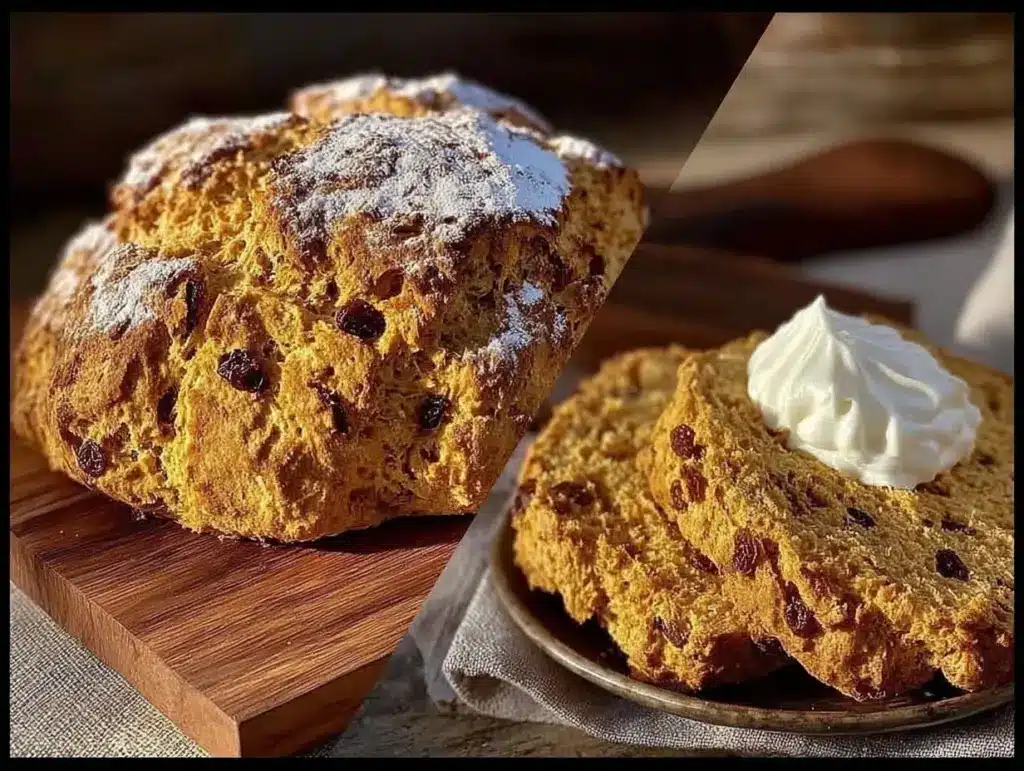 easy rustic irish soda bread recipe - featured image
