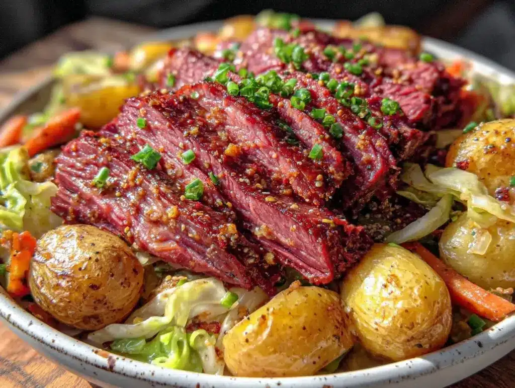 easy tender corned beef recipe - featured image