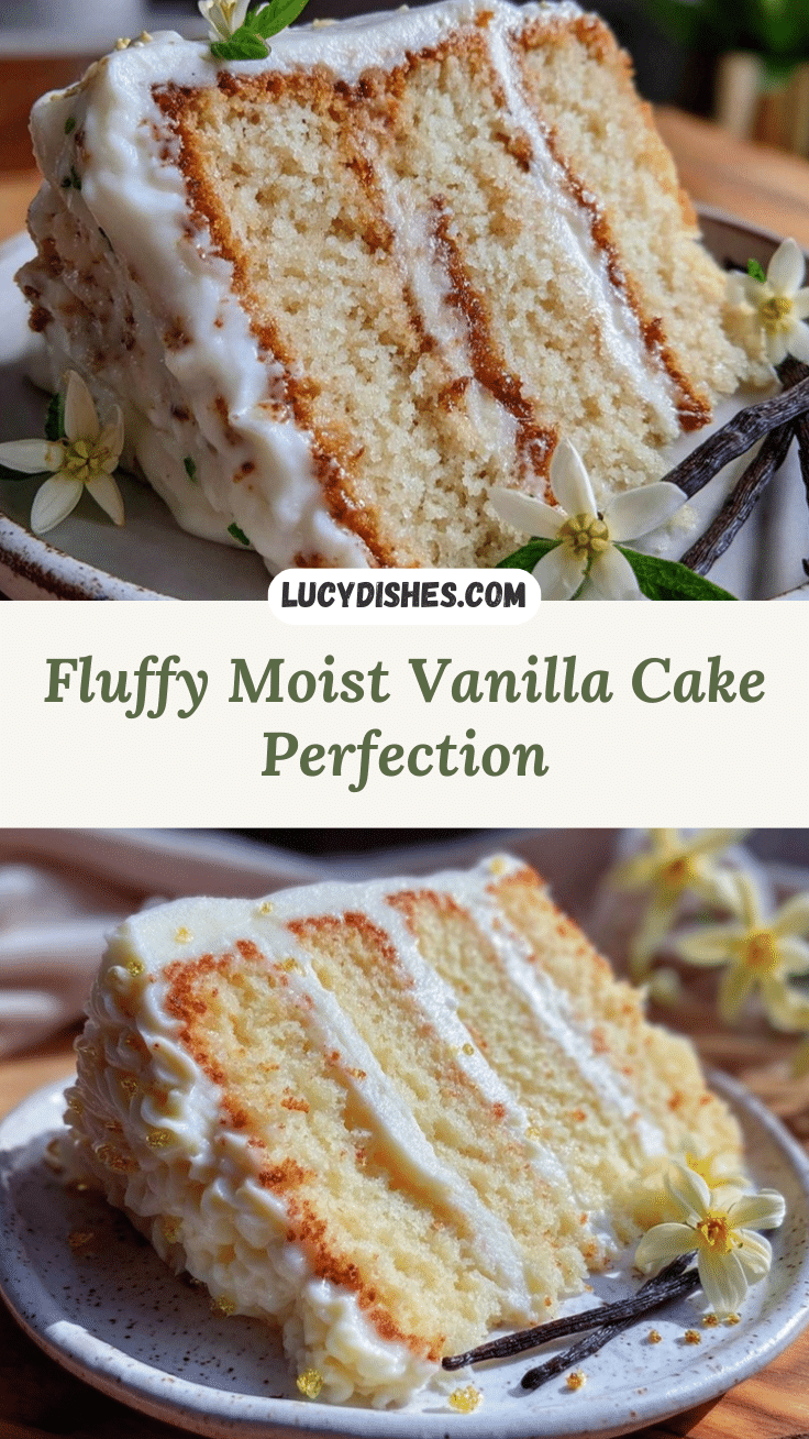fluffy moist vanilla cake recipe