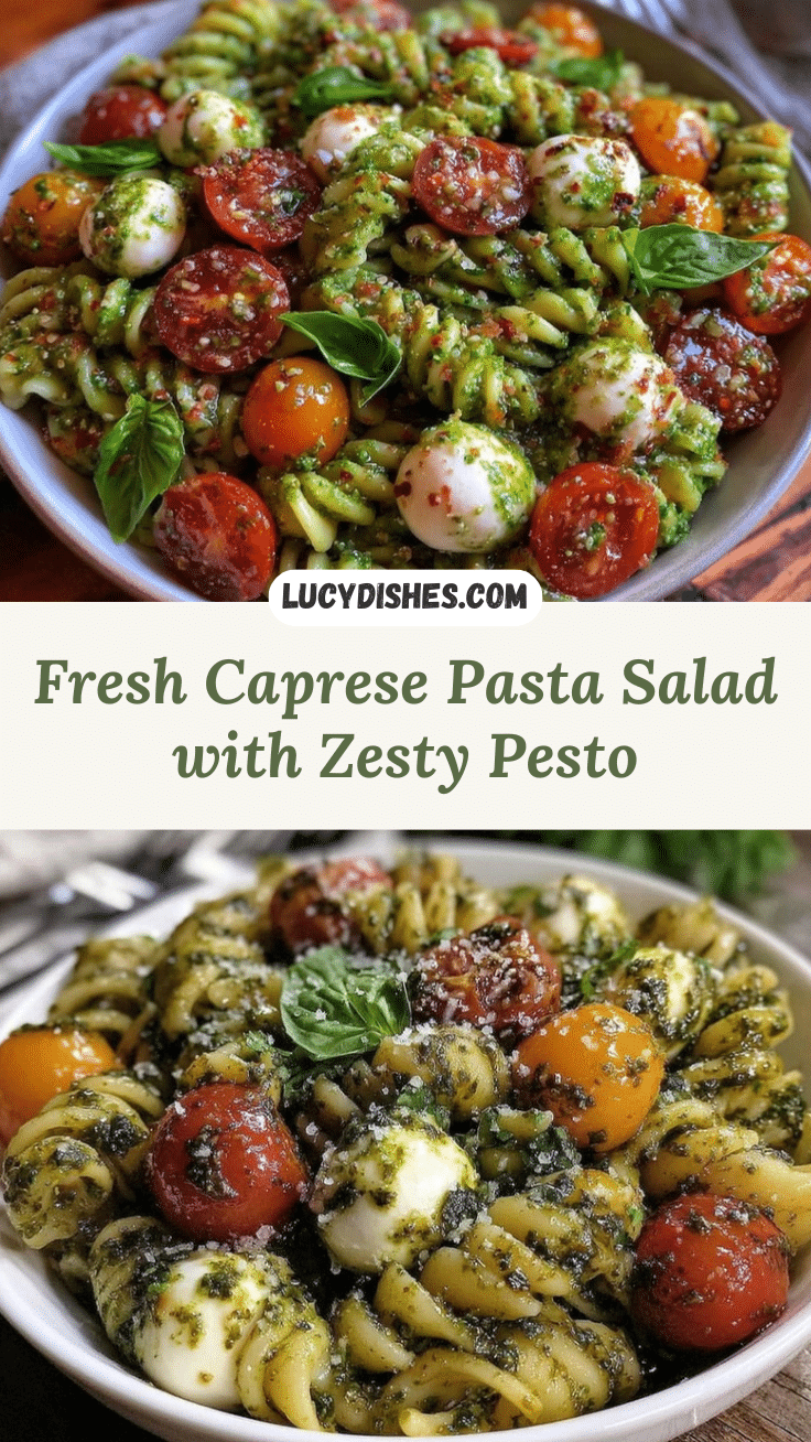 fresh caprese pasta salad recipe