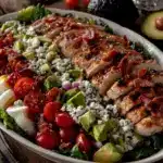 fresh Cobb salad with grilled chicken - featured image