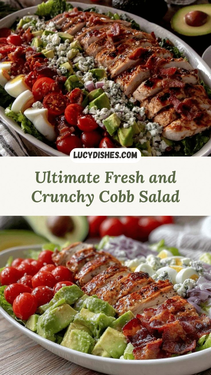 fresh Cobb salad with grilled chicken recipe
