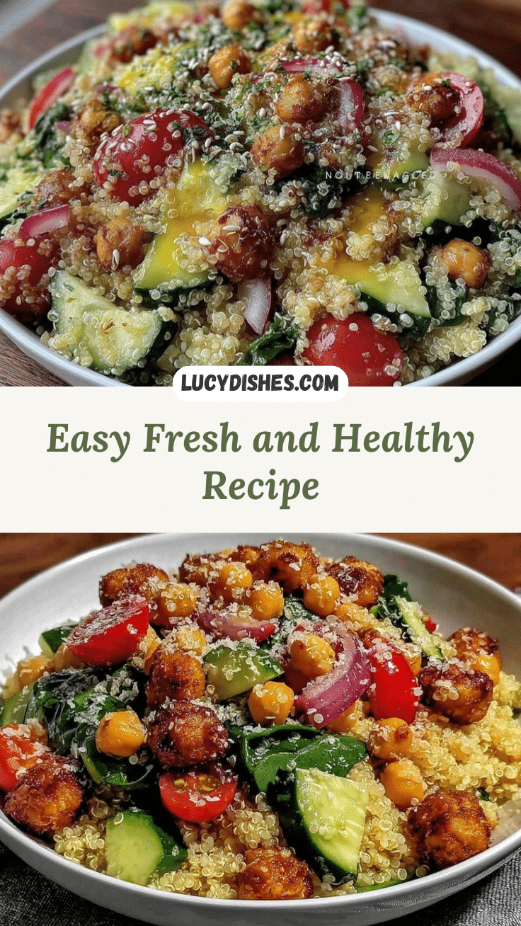 fresh healthy quinoa salad recipe