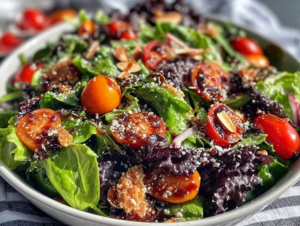 fresh spring mix salad - featured image