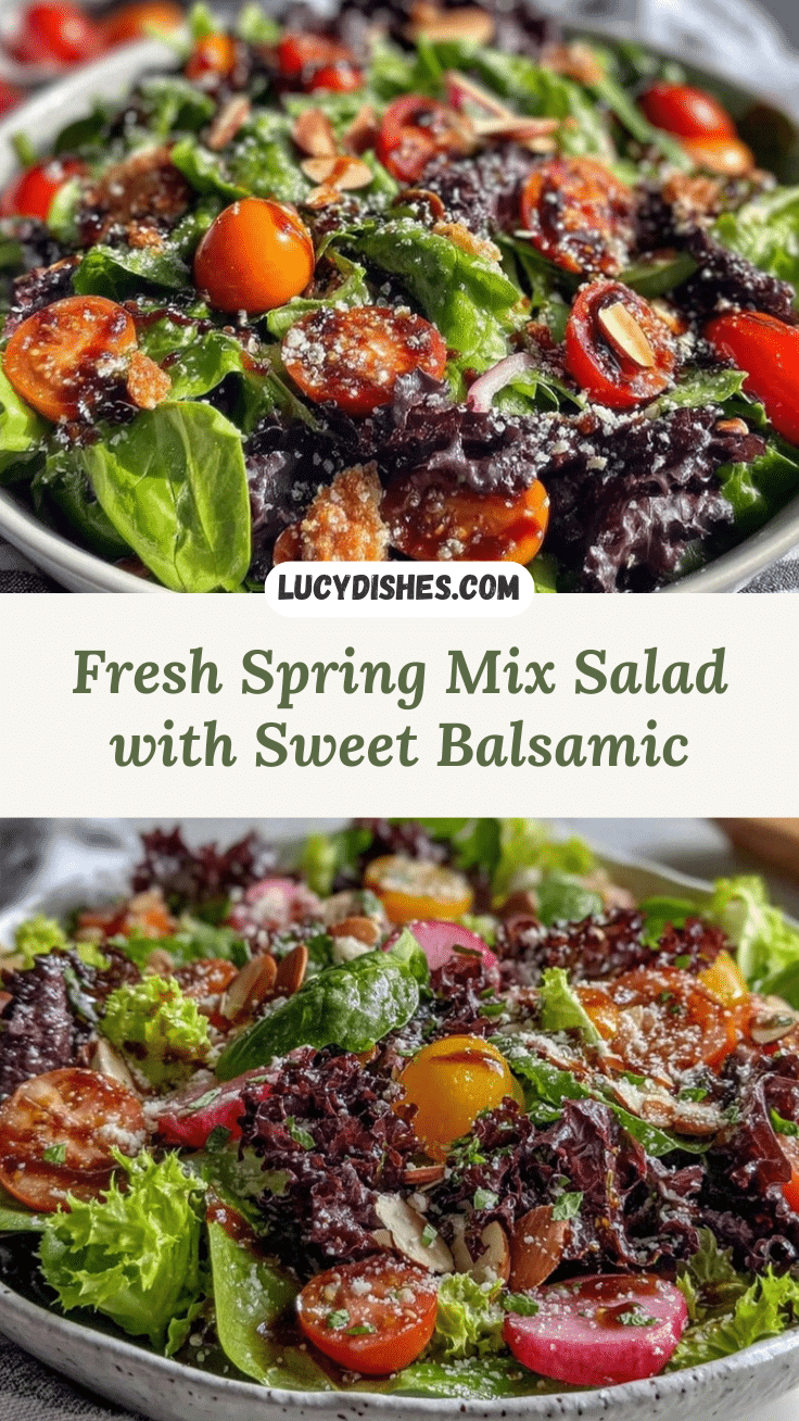 fresh spring mix salad recipe