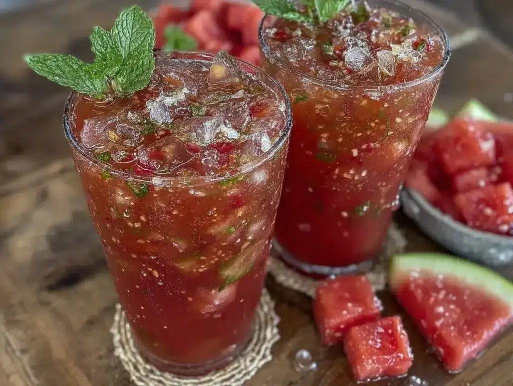 fresh watermelon mint agua fresca - featured image