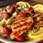 grilled lemon herb chicken - featured image
