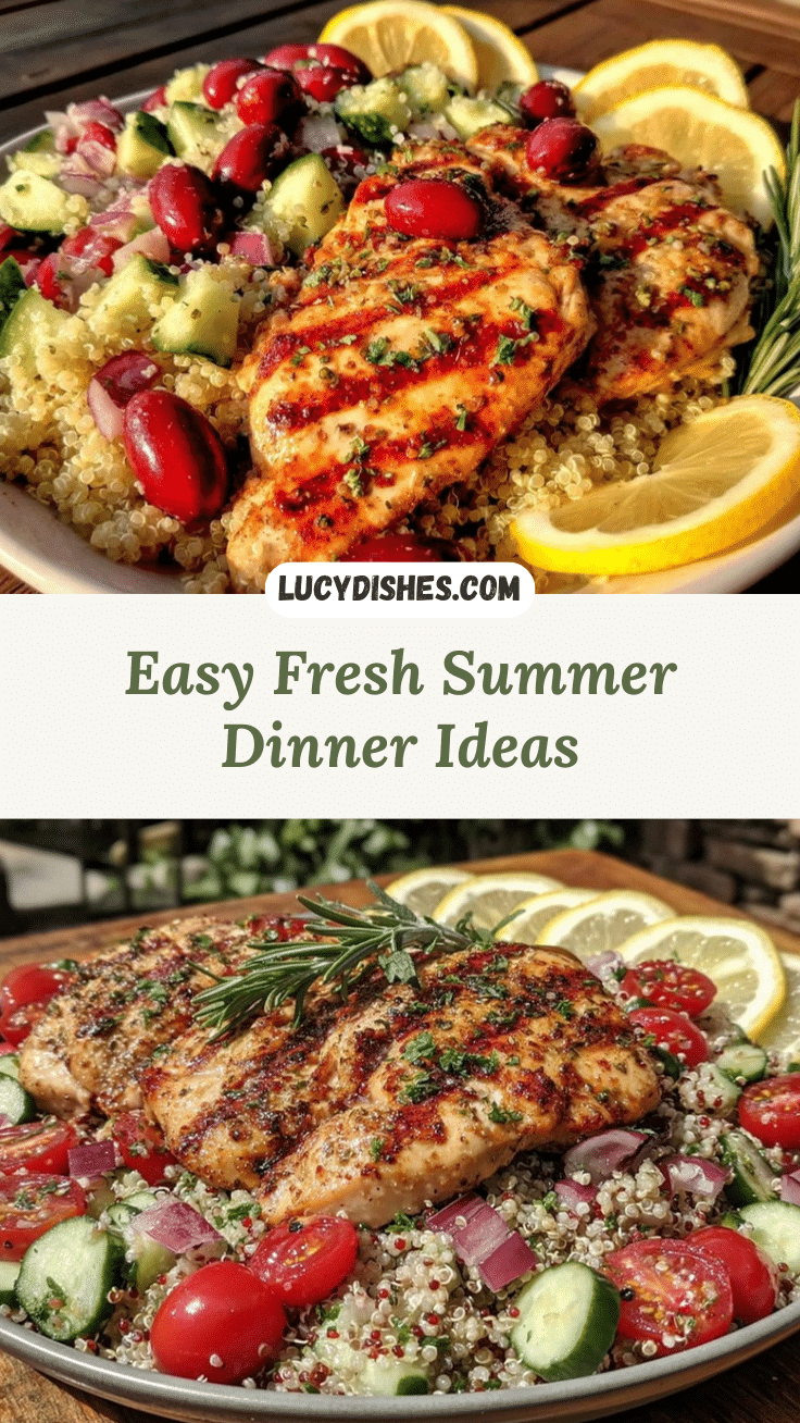 grilled lemon herb chicken recipe