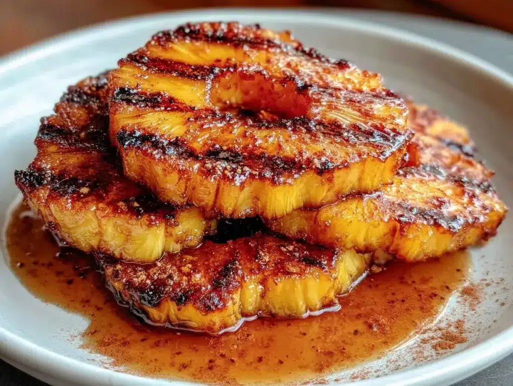 grilled pineapple recipe - featured image
