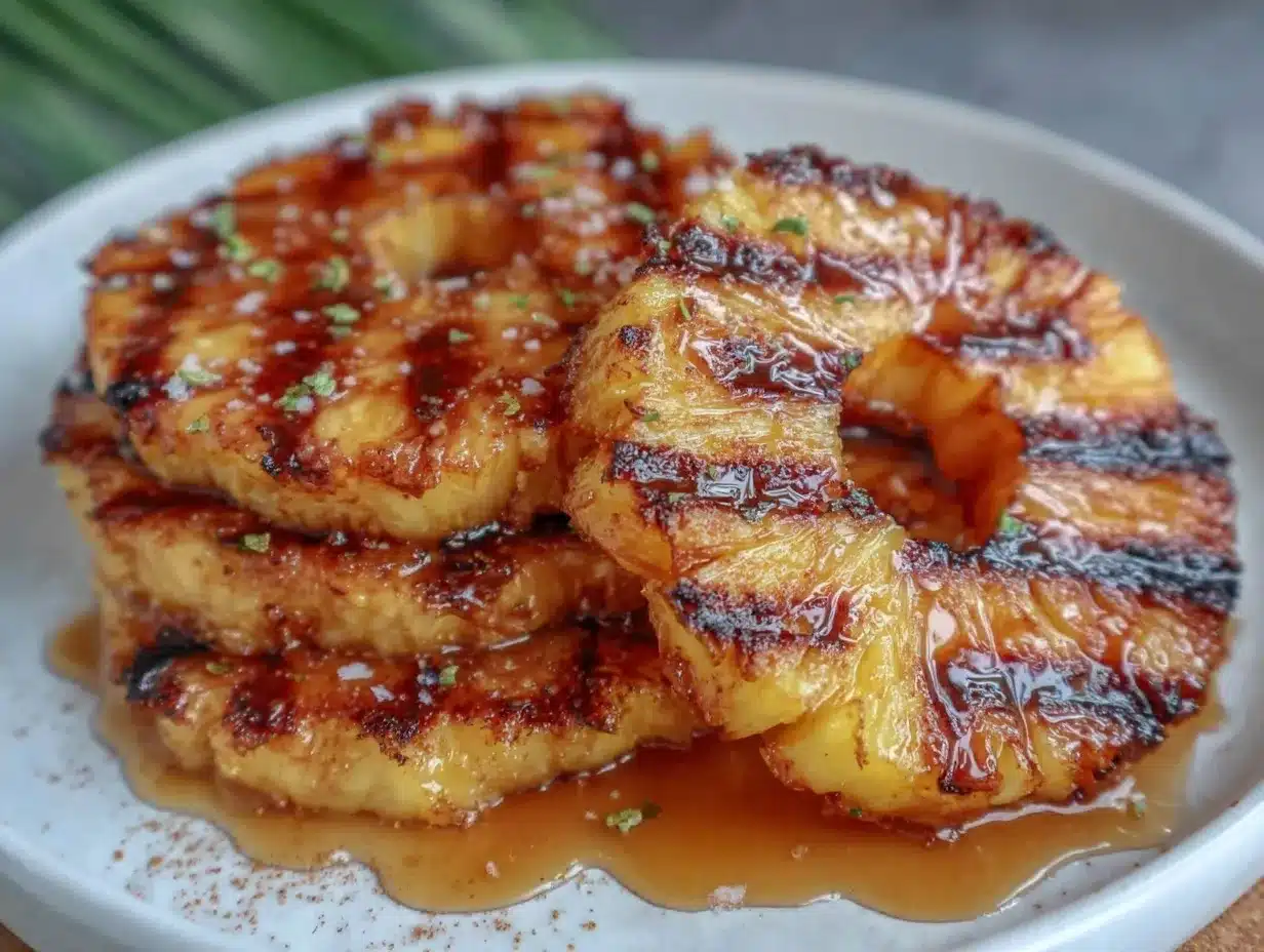 grilled pineapple recipe preparation steps