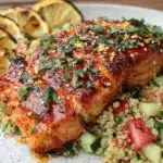 grilled salmon and quinoa salad recipe - featured image