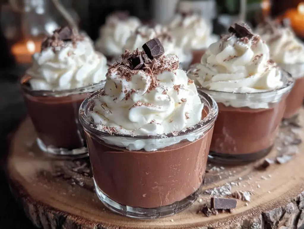 Irish Cream Chocolate Pots de Crème - featured image