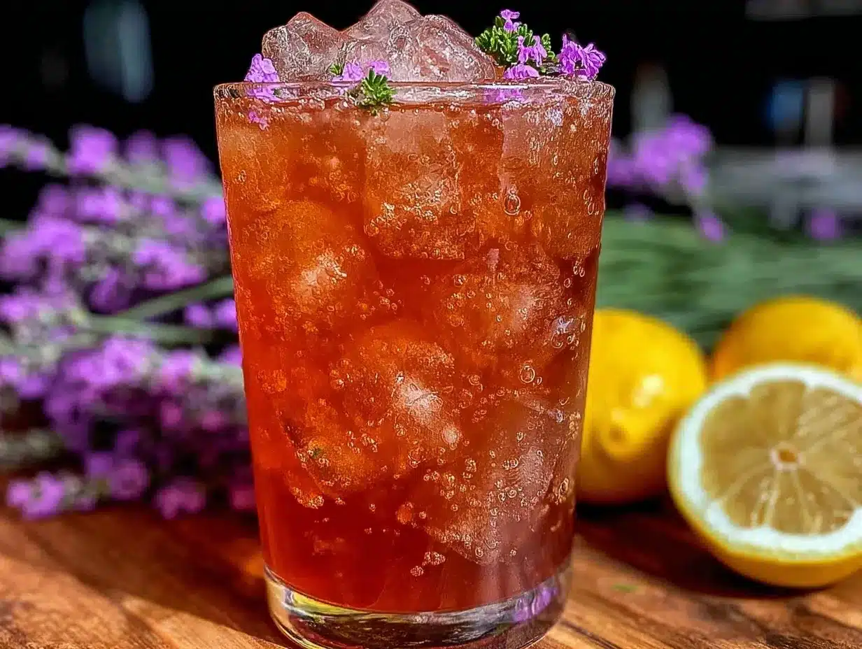 lavender honey iced tea preparation steps