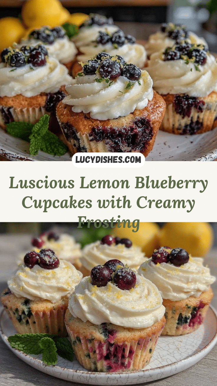 lemon blueberry cupcakes recipe