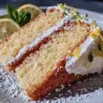 moist lemon cake - featured image