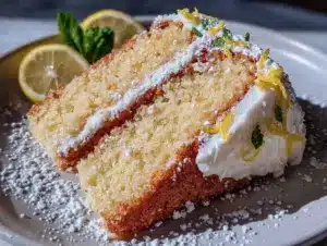 moist lemon cake - featured image
