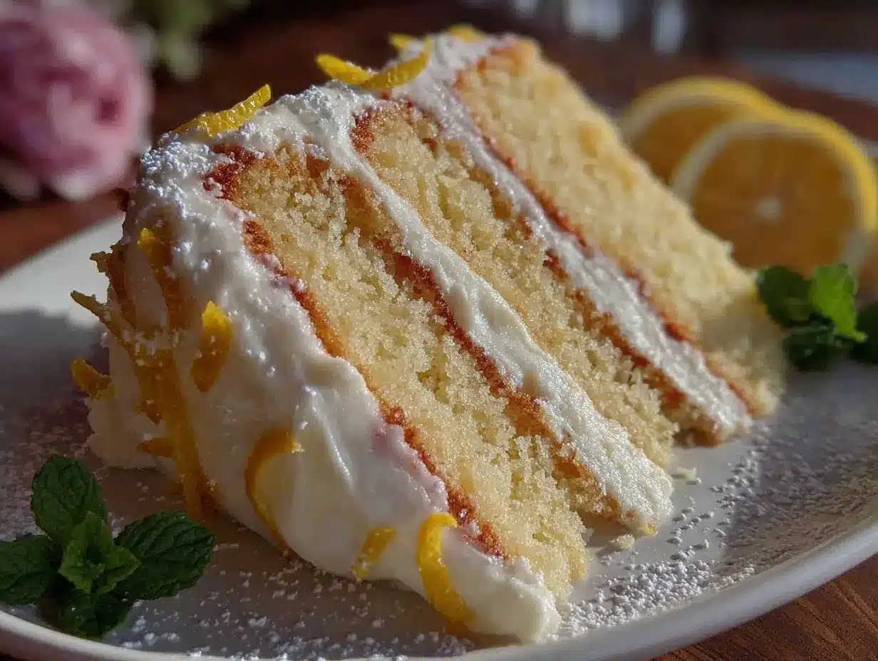moist lemon cake preparation steps
