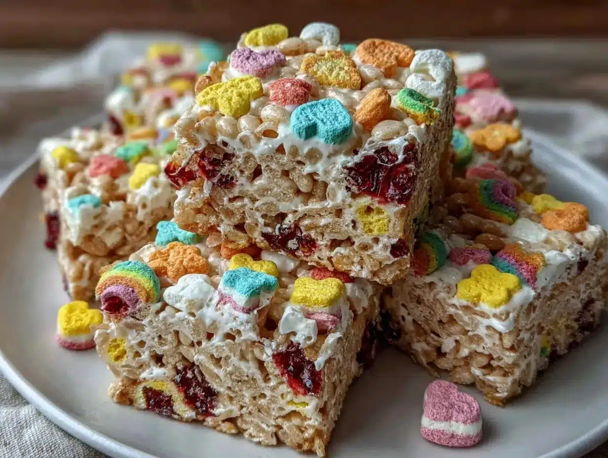 no bake lucky charms treats preparation steps