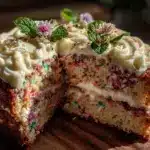 Perfect Funfetti Spring Garden Cake - featured image