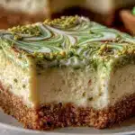St Patrick’s Day Pistachio White Chocolate Cheesecake - featured image