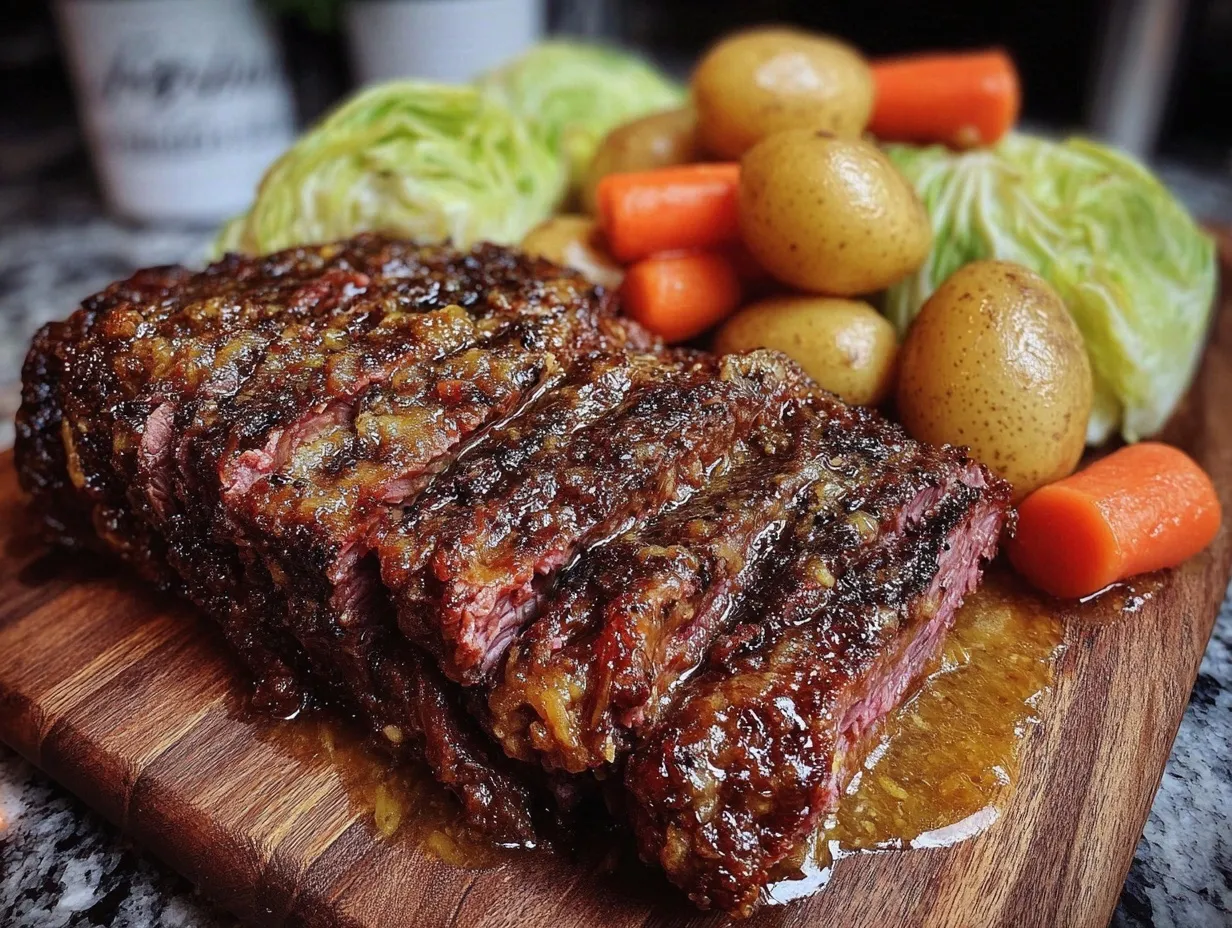 tender crock pot corned beef recipe preparation steps