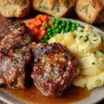 tender roasted lamb shanks - featured image