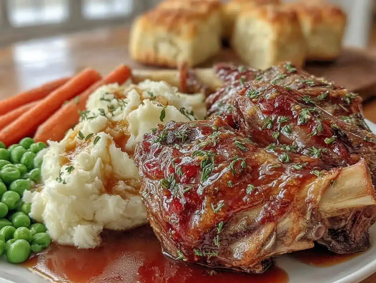 tender roasted lamb shanks preparation steps